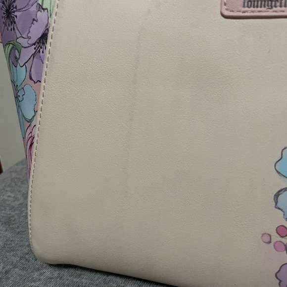 SET Loungefly The Aristocats Marie & Duchess Floral Satchel Bag & Marie Wallet - Picture 6 of 8